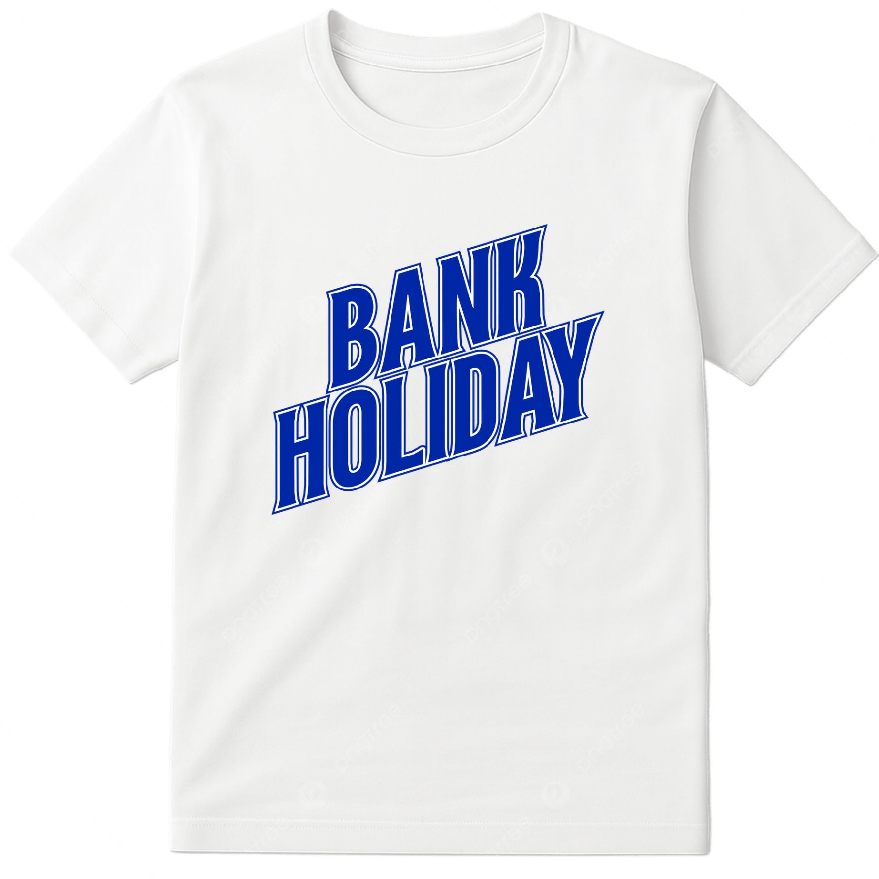 BANK HOLIDAY WHITE BOLD LOGO TEE